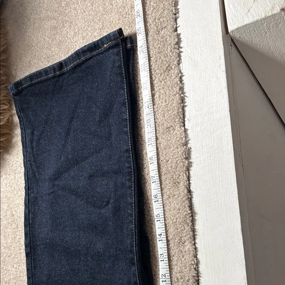 Joe Fresh High-Rise Dark Blue Button-Fly Jeans - Picture 3 of 3